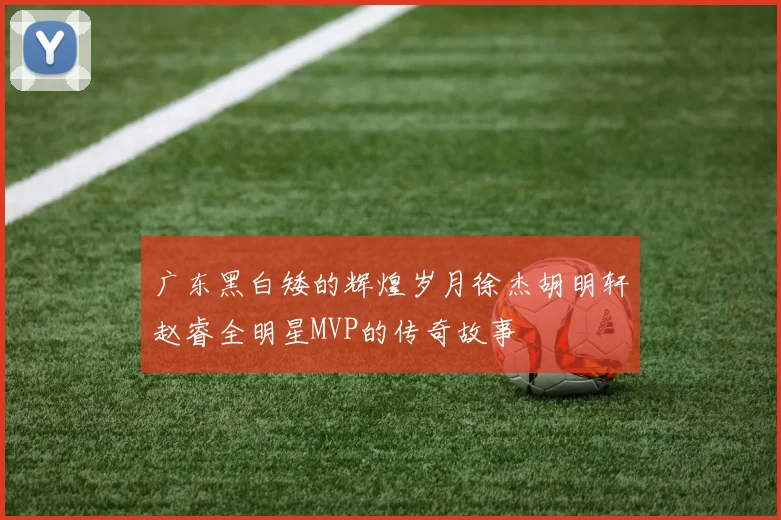 广东黑白矮的辉煌岁月徐杰胡明轩赵睿全明星MVP的传奇故事